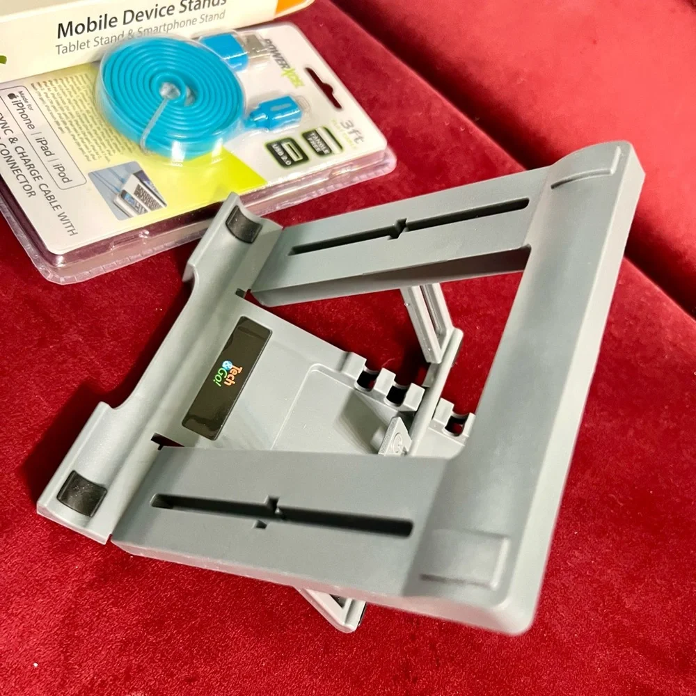 👑✅PRICE FIRM✅ Tech & Go Mobile Device Stands and PowerXcel Cable Set
